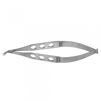 Castroviejo Corneoscleral Scissor Left - Small Blades Stainless Steel, 10.5 cm - 4"